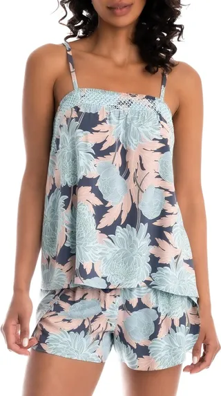 Leucadia Floral Camisole Short Pajamas