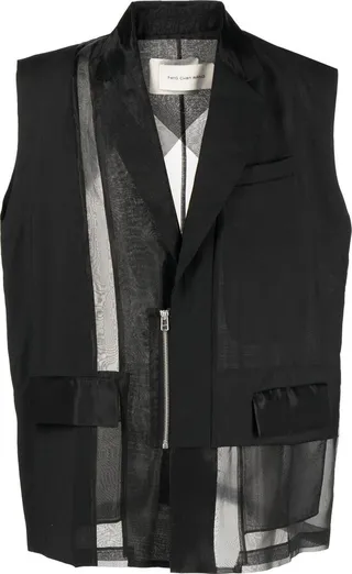 Mesh Panelled Vest