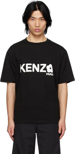 Kenzo Black Kenzo Paris Boke Flower T-Shirt
