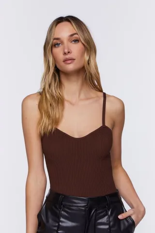 Ribbed V-Neck Cami