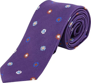 Wool and silk tie