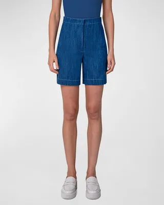Filia Denim Bermuda Shorts