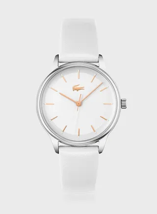 Leather Strap Analog Watch