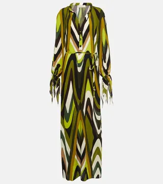 Printed kaftan