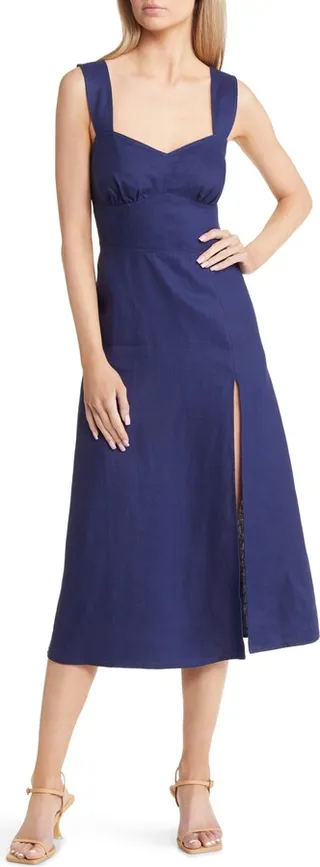 Seaside Linen Dress