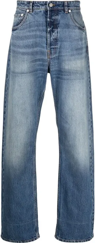 Stonewashed Denim Jeans