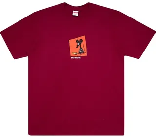 mouse-print T-shirt