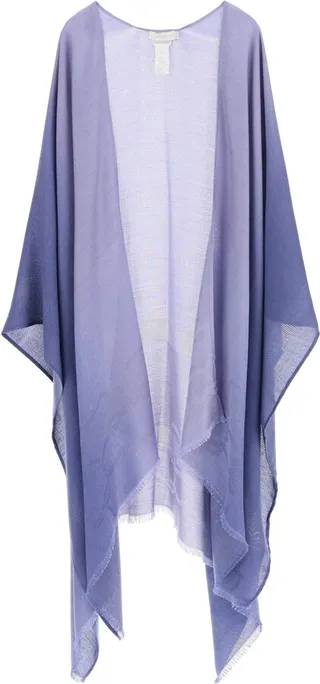 Cashmere And Silk Poncho