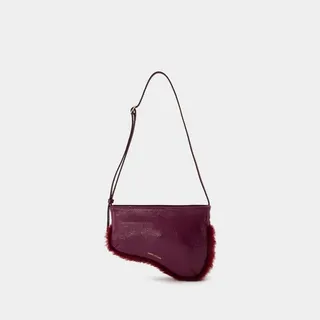 Manu Atelier Curve Edge Zipped Shoulder Bag