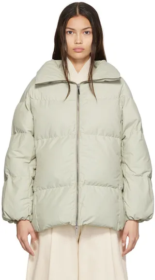 Studio Nicholson Beige Insulated Basel Coat