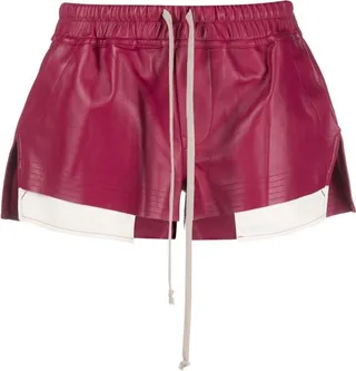 Contrasting-Pocket Detail Shorts
