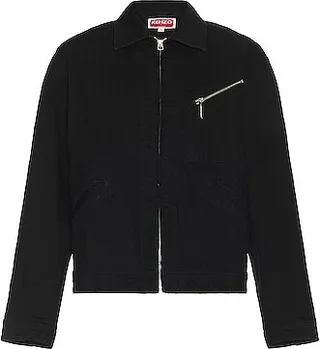 Kenzo Rinse Denim Jacket in Black