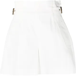High-Rise Gathered Shorts