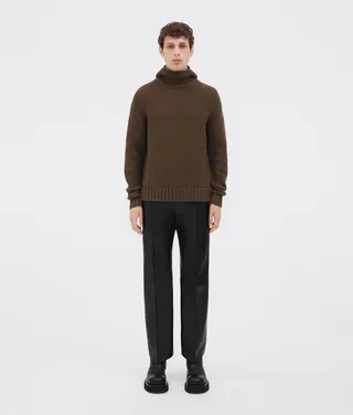 Wool Cashmere Hooded Jumper