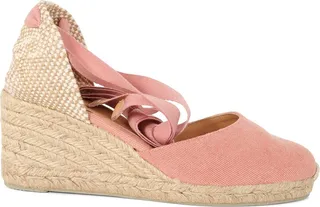 Carina Espadrilles Wedge Sandal With Ankle Laces