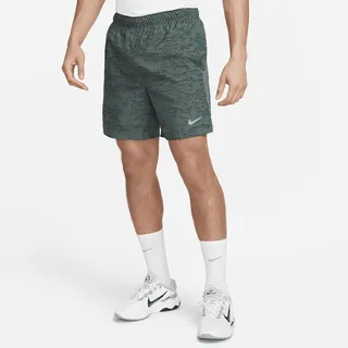 Nike Men's Dri-FIT Run Division Challenger 7" Brief-Lined Running Shorts in Grey