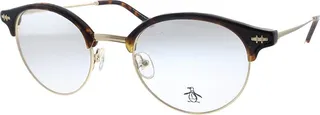 Original Penguin The Gene TO Unisex Round Eyeglasses Tortoise 47mm