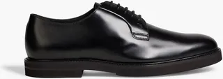 Polished-leather derby shoes