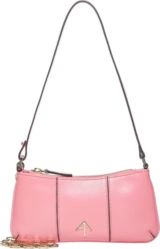 Manu Atelier Mini Pita Zip-Up Shoulder Bag