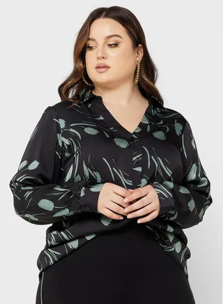 Button Down Printed Shirt