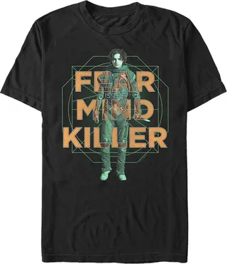 Men's Dune Fear Is The Mind-Killer T-Shirt - Black - 2X Large