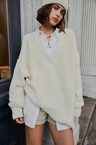 Alli V-Neck Sweater by Free People