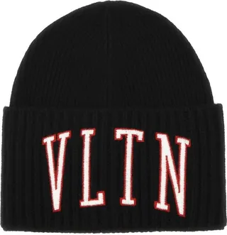 Valentino Garavani VLTN Embroidered Knit Beanie