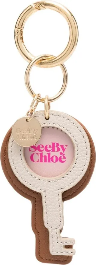Layered Leather Keyring
