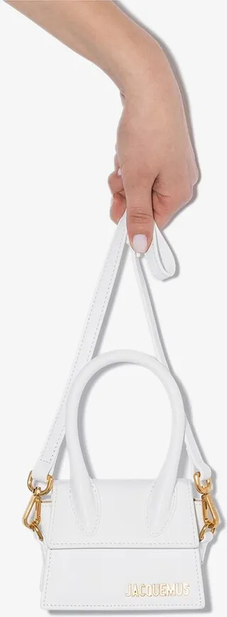 White Le Chiquito Leather Mini Bag