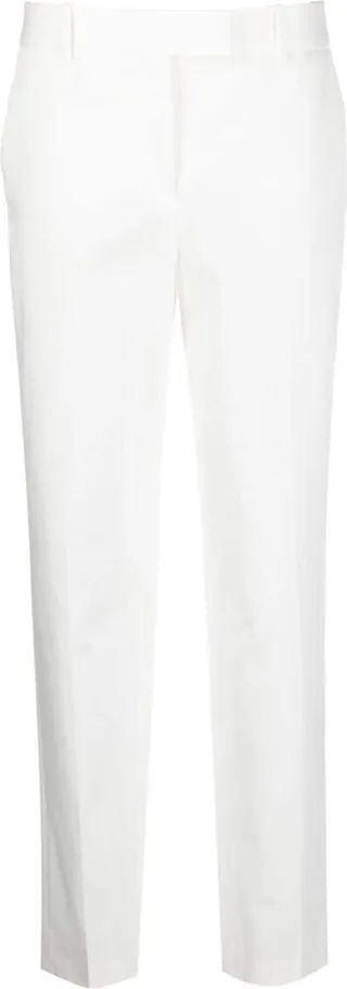 Straight-Leg Cut Trousers