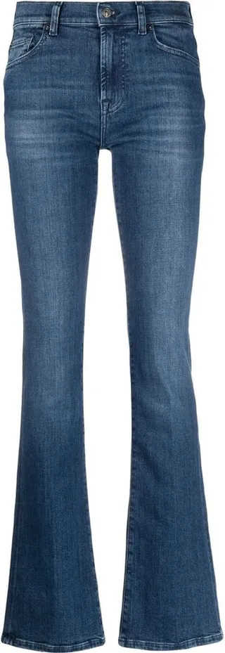 Low-Rise Bootcut Jeans
