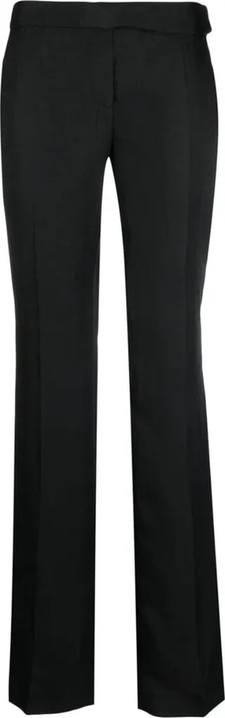 Low-Rise Straight-Leg Trousers