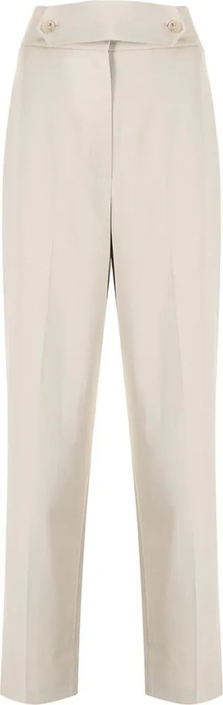 Straight-Leg Tailored Trousers
