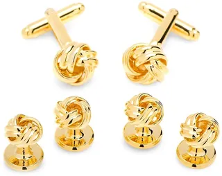 Ox And Bull Trading Co. 6-Piece Gold Knot Stud Set