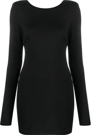 Open-Back Minidress