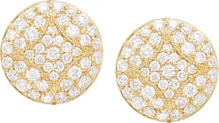 Aladdin 18k Pave Diamond Earrings
