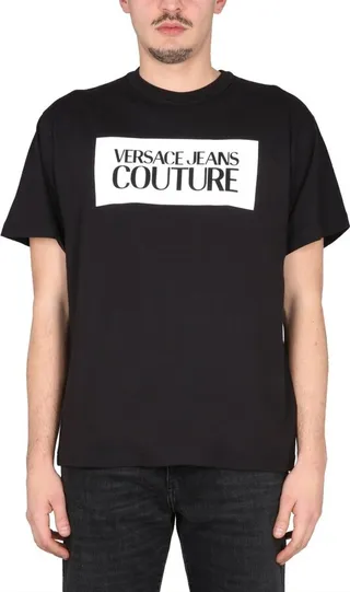 Versace Jeans Couture Logo-Printed Crewneck T-Shirt