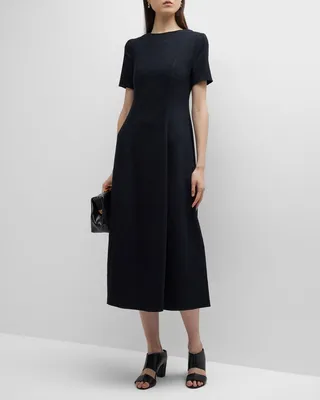 Albane A-Line Midi Dress