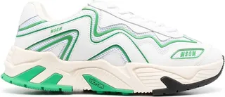 Panelled Low-Top Sneakers