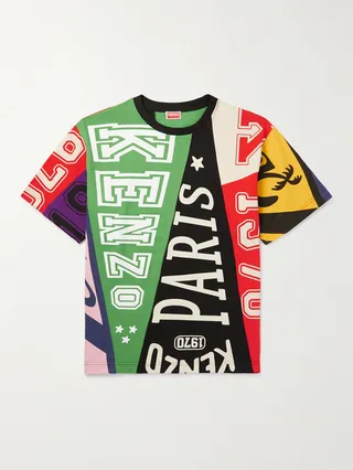 Flags Oversized Logo-Print Cotton-Jersey T-Shirt