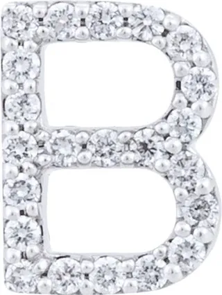 18kt gold ALINKA ID diamond stud earring