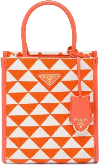 Symbole jacquard mini bag
