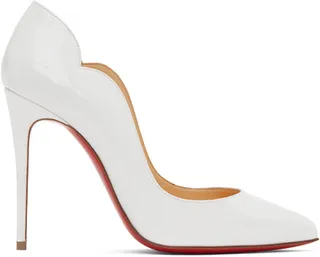 Christian Louboutin White Hot Chick 100mm Heels