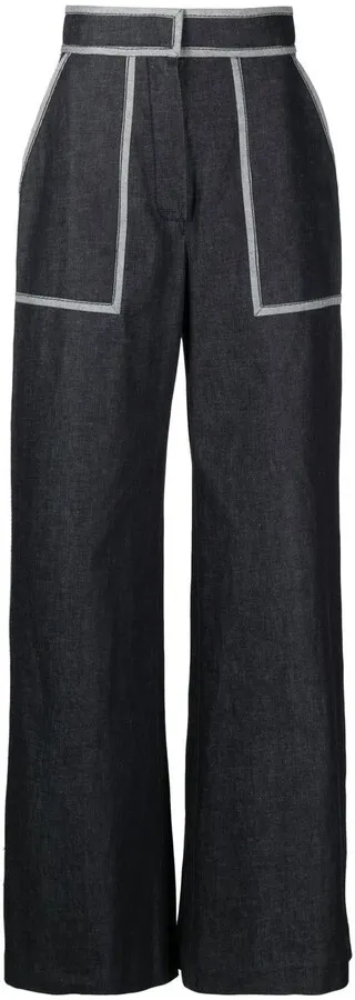 High-Waist Wide Leg Jeans