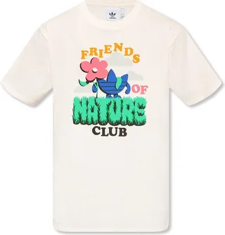 Adidas Originals Motif-Printed Crewneck T-Shirt