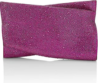 Loubitwist Suede & Crystal Bag