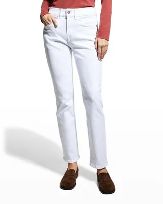High Rise Straight Ankle Reeve Jean