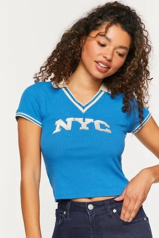 Embroidered NYC Polo Shirt