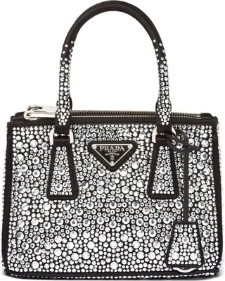 mini Galleria crystal-embellished tote bag