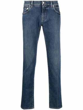 Skinny-Fit Denim Jeans